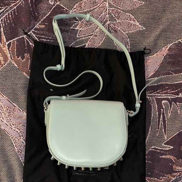 Alexander Wang Studded Light Blue Crossbody Bag - Picture 1 of 5